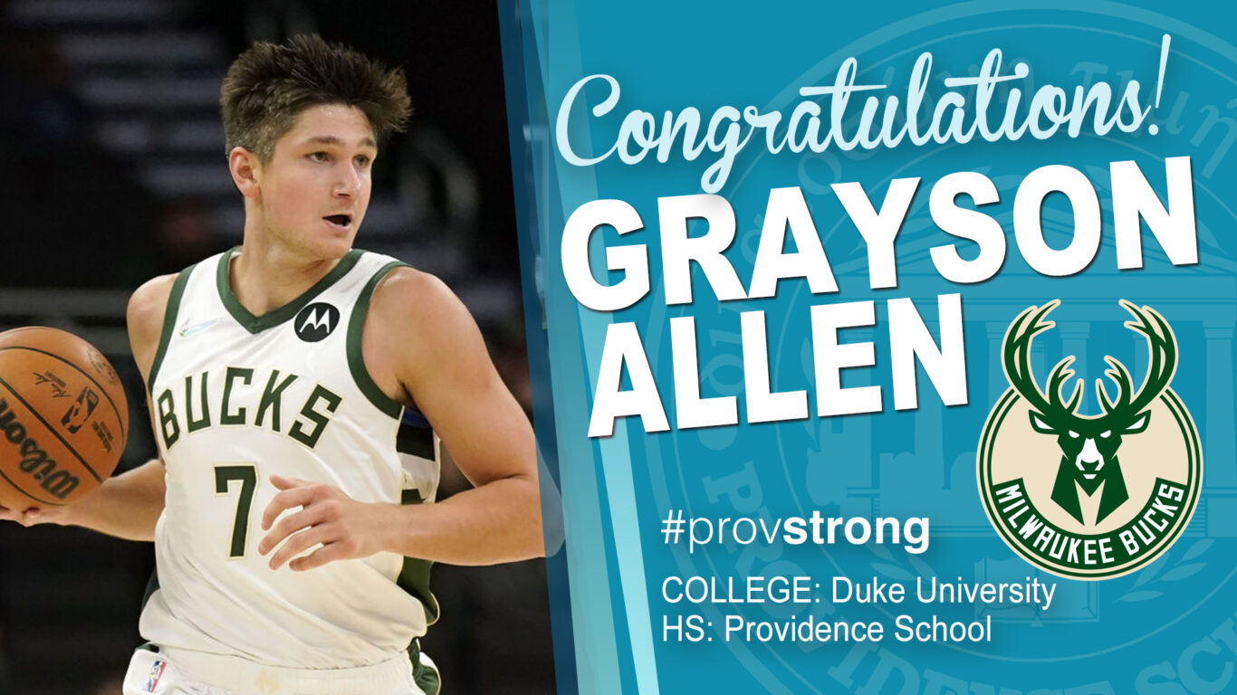 Congratulations to Grayson Allen of the Milwaukee Bucks.