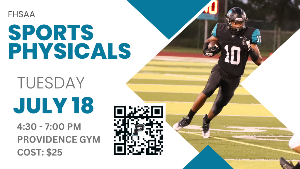 Sports Physicals for the year 2023 will be conducted on Tuesday, July 18.