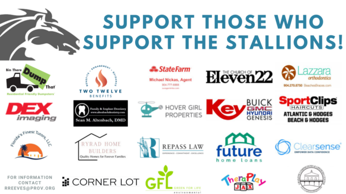 Thank You to Corporate Partners who support the stallions.