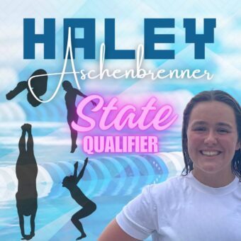 Halley ashbenner is a swimming and diving athlete who recently qualified for the state competition.