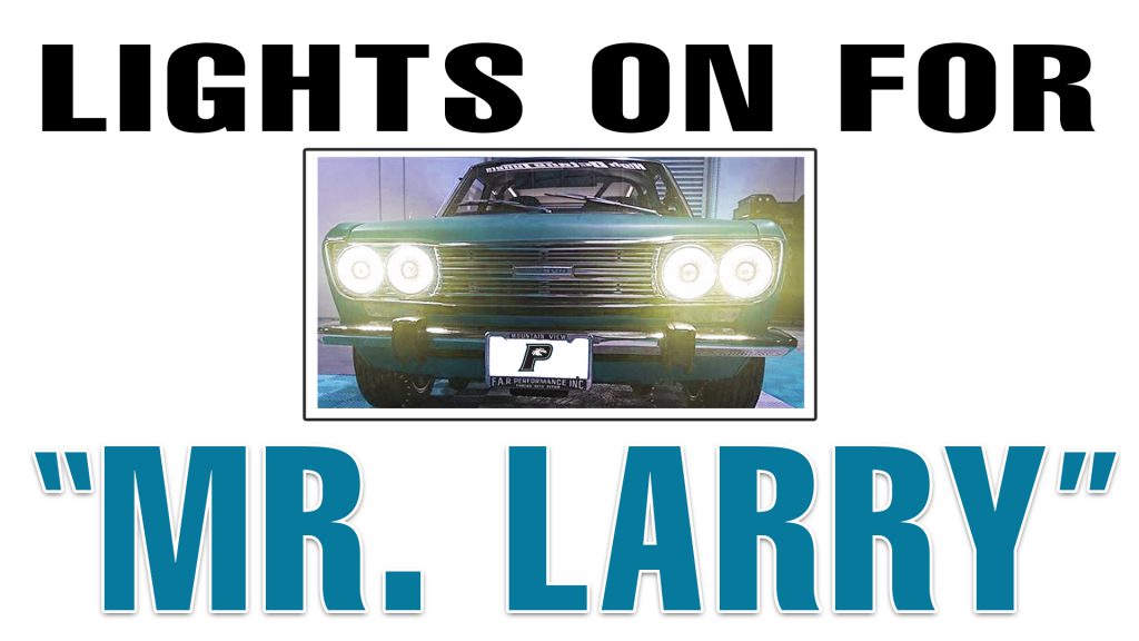 In Loving Memory: Lights on for Mr. Larry.