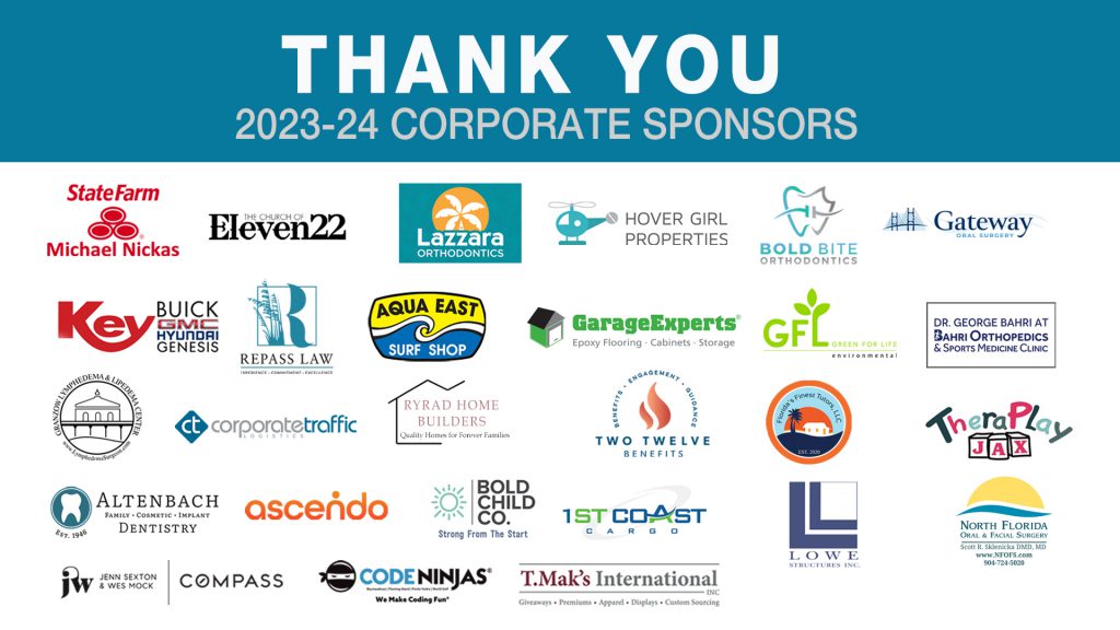 Thank you SAF - 24 corporate sponsors.