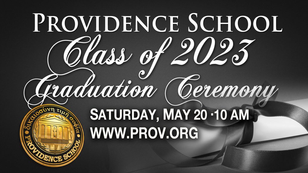 The Class of 2023 is celebrating their graduation ceremony at Providence school.