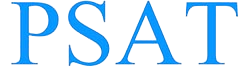 The PSAT logo on a black background representing School Counseling.